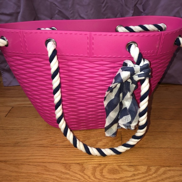 rubber tote bag like crocs